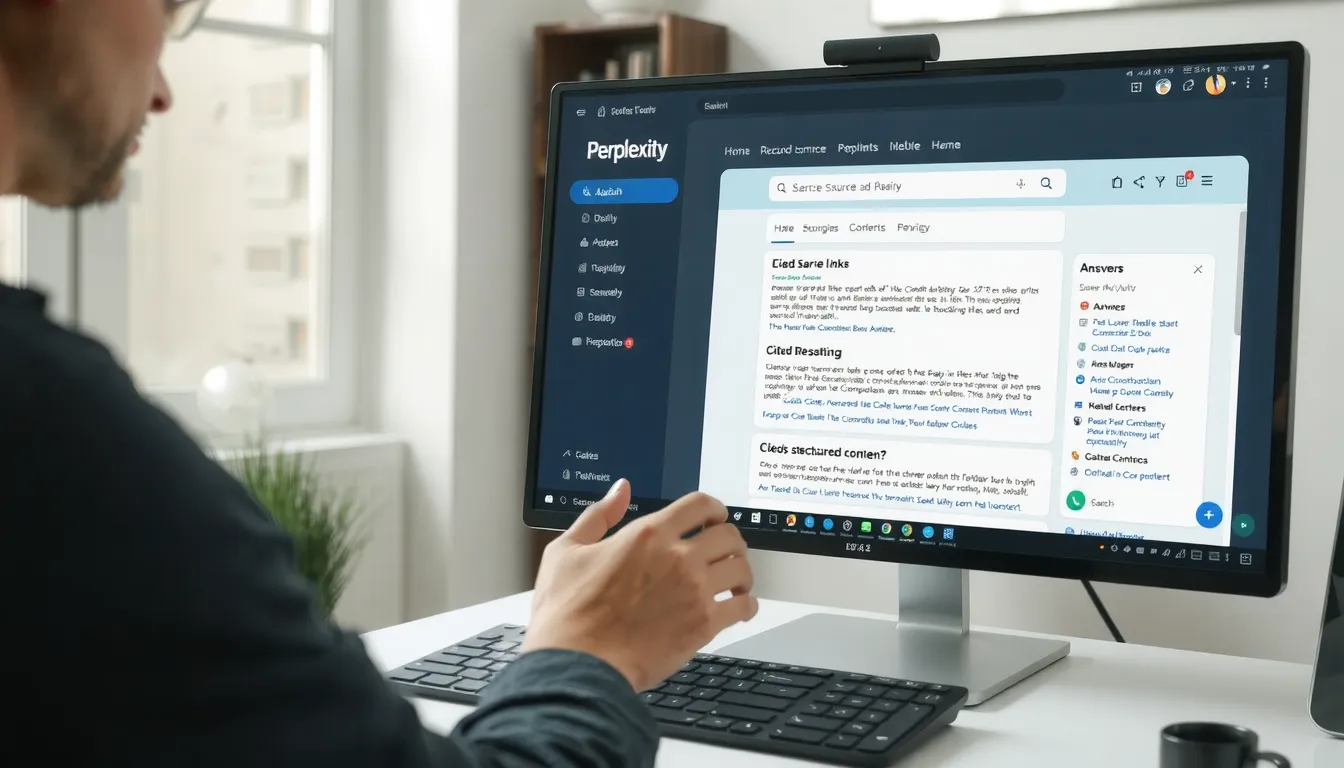 comment être référencé sur perplexity