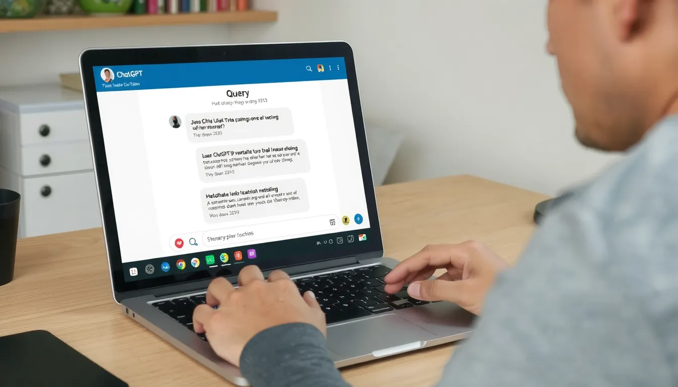 comment poser une question à chatgpt