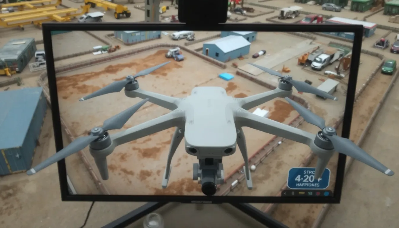 surveillance de sites a distance via drones ou